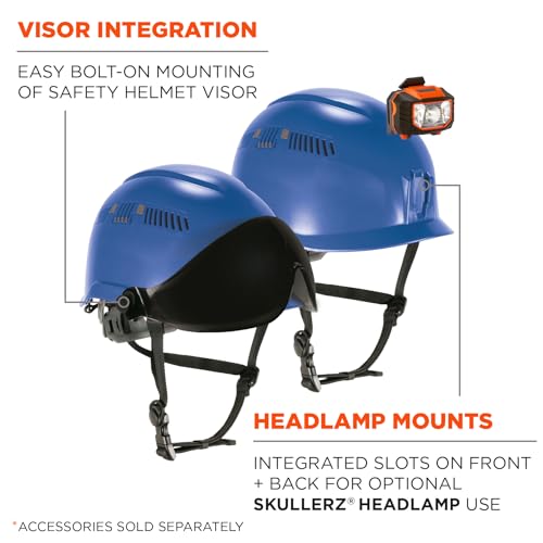 Ergodyne Blue / One Size Fits Most / Safety Helmet - Type 2, Class C Hard Hats
