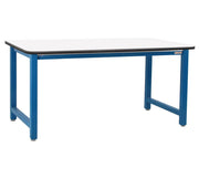 24 x 72 in. Kennedy Workbenches with Formica Laminate & T-Mold Bumper Edge Top Light Blue by BenchPro – Model KT2472-LBFrW34