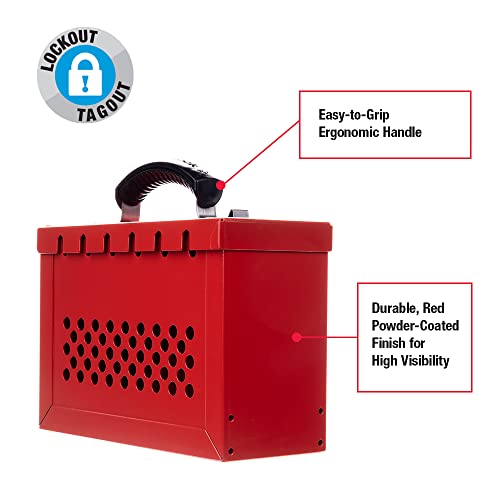 Master Lock 12 Padlock Capacity / Red / Industrial Devices