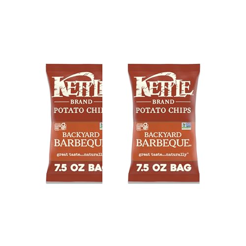 Kettle Brand Backyard Barbeque / 7.5 Ounce (Pack of 2) / 1 Potato