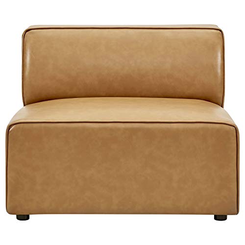 Modway Tan / Armless Chair / Contemporary Sofas & Couches
