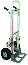 Magline GMK16UA4 Gemini Jr Convertible Hand Truck, Pneumatic Wheels, 500 lbs Load Capacity, 51" Height, 47-1/2" Length x 21" Width
