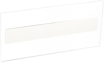 Azar Displays 129915 5.5" W x 2.5" H Horizontal U-Frame with Magnetic Strips, 10-Pack