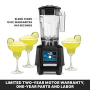 Waring Variable Speed Control Dial 1,000 to 17,000 RPM / 48 Ounce Copolyester Container Jar / 48 Ounce Cont Countertop Blenders