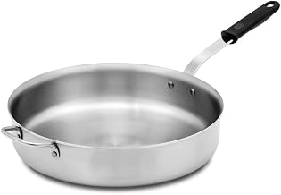 12-inch 6-quart Tribute® 3-ply sauté pan with silicone handle
