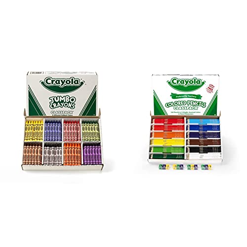 Crayola Crayons + Pencils, 240 Count / Assorted Colors / 1 Crayons