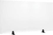 Interion by Global Industrial 695844 48"W x 24"H Freestanding Clear Desk Divider