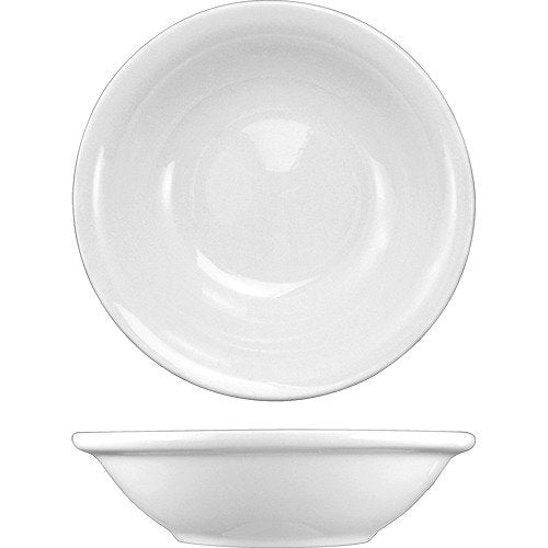 Dover Fruit Bowl 4.75 Oz by INTERNATIONAL TABLEWARE – Porcelain, White, Model DO11