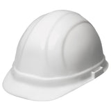Bon Tool ERB Omega II Cap Style Hard Hat with Ratchet Adjustment by Deltaplus – Pack of 1, Plastic, White, Model 19951