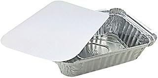 Handi-Foil 1 1/2 lb. Oblong"Deep" Take-Out Food Storage Container w/Board Lid (Pack of 250)