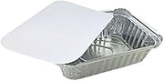 Handi-Foil 1 1/2 lb. Oblong"Deep" Take-Out Food Storage Container w/Board Lid (Pack of 100)