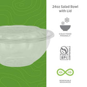 ECO PRODUCTS 24oz / Clear / 150 Bowls