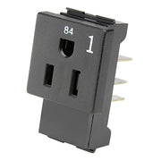 15 Amp Circuit 1 Receptacle by Electri-Cable Assemblies – Alloy Steel, Black, Model 249061