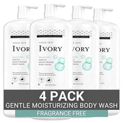 Ivory 40 Fl Oz (Pack of 1) / Ivory Gentle Moisturizing Body Wash, Fragrance-Free, 40 oz / Ivory Body Washes