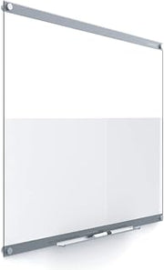 Quartet Glass Whiteboard, Magnetic Dry Erase Board, 3' x 2', with Customizable Templates, White Dry Erase Surface, Infinity (GI3624)