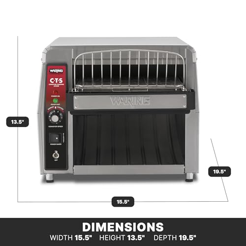 Waring 5-15 Phase Plug / 120-Volt / Silver Toasters