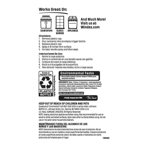 Windex 67.6 Fl Oz (Pack of 8) / 8 Glass Cleaners