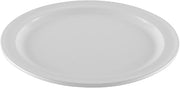 GET 9" White Round Dinner Melamine Plates (Set of 12)