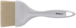 HUBERT Pastry Brush with Boar Bristles and White Plastic Handle - 9"L x 3"W