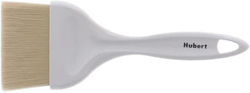 HUBERT Pastry Brush with Boar Bristles and White Plastic Handle - 9"L x 3"W