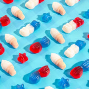 Albanese U.S. of YAY / 5lbs / Red, White, Blue Gummy Candy