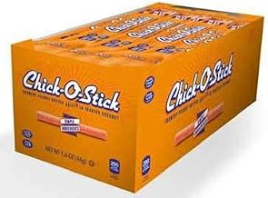 Chick-O-Stick Candy, 1.6 Ounce - 24 count per pack - 12 packs per case.