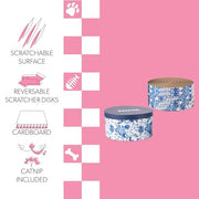 THE LICKER STORE Blue/White / 12" / Modern Scratching Pads