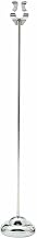 Harp Sign Holder Weighted Base Chrome-Plated Metal - 2 1/4"Dia x 15"H