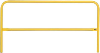 Global Industrial 72" L Pedestrian Barrier, Steel, Yellow