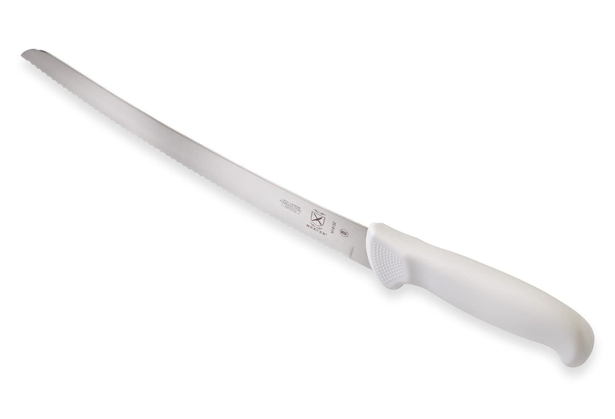 Mercer Culinary 10" / White / Curved Wavy Edge Bread Knife 10 Inch Bread Knives