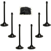Mr. Chain 2 inches Dia. / Black / Industrial Chain Barriers
