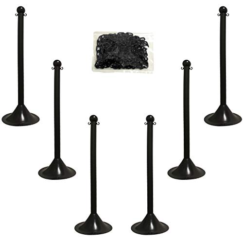 Mr. Chain 2 inches Dia. / Black / Industrial Chain Barriers