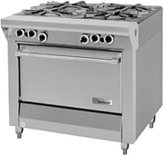 Garland M44R Master Series Heavy Duty 34" Gas Range with (4) 35,000 BTU Two-Piece Starfire Burners & Standard Oven