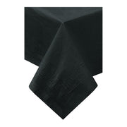 Hoffmaster 220613 Tissue/Poly Tablecover, 3 Ply, 108" Length x 54" Width, Black (Case of 25)