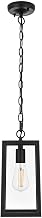 Elegant Lighting Veda 13" Outdoor Pendant in Black
