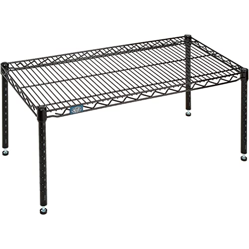 Black Epoxy Wire Dunnage Rack by Nexel – Wire, Black, Model P1836B