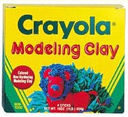 Crayola Llc Formerly Binney & Smith Bin300 Modeling Clay 4 Pcs. Rd/Ywith Bl/Gr