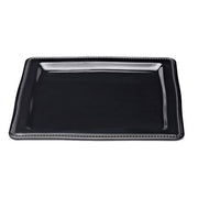 Venetian 13" Black Square Plate by Elite Global Solutions – Large, Black, Model M13SQ-B
