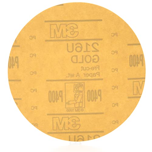 3M 6 / P400 / Gold Sanding Disc Backing Pads
