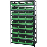 QUANTUM STORAGE SYSTEMS Chrome / 80" H x 60" W x 18" D / Chrome Solid Wire 5B 2S Garage Storage