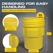 Eagle 95 Gallon / Yellow / Compact Hazardous Storage Equipment