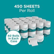 Georgia-Pacific 450 Count (Pack of 40) / Angel Soft / White Toilet Paper