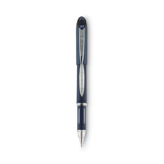598870 uni-ball JETSTREAM Rollerball Pen Fine Point Black Ink – 1 Count (Pack of 1), Stainless Steel, Black, Model UBC40173