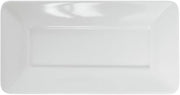 Delfin 15" x 8" White Rectangular Pacific Rim Tray