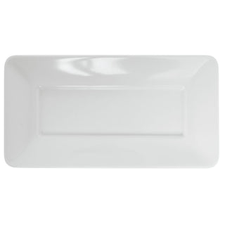 15" x 8" White Rectangular Pacific Rim Tray by DELFIN – Melamine, White, Model TRC-158AS-020