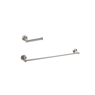 Alma 2-Pc Stainless Steel Hardware Set in Nickel by Elegant Kitchen and Bath – Stainless Steel, Nickel, Model HWB-11S2BNK