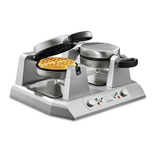 Waring Double Belgian Waffle Maker | 208V, 2700W / Double Belgian Waffle Maker | 50-60 | 208V / Silver Waffle Irons