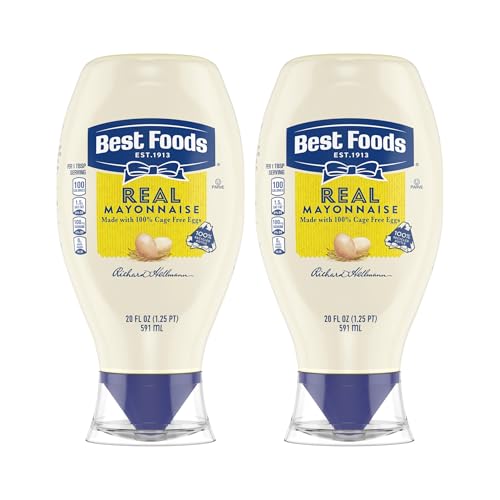 Best Foods 20 Fl Oz (Pack of 2) / Best Foods Real Mayonnaise / 1 Mayonnaise