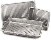 Royal Industries Half-Size Steam Table Pan, Perforated, 2 1/2"
