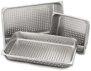 Royal Industries Half-Size Steam Table Pan, Perforated, 2 1/2"